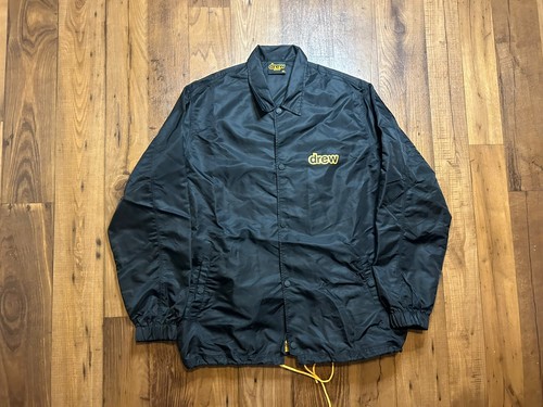 Giacca da coach Drewho Twill nera da uomo taglia XL