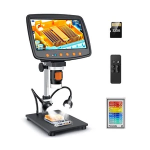 Digital Microscope with 7" LCD Screen,1500X Magnification Soldering Microscop... - Picture 1 of 8