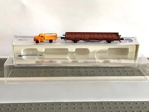 ✅ Hobbytrain H23819 N/1:160 Flachwagen Rtmm DB Opel Blitz Limonde(FZ288-11S5/1)2 - Bild 1 von 9