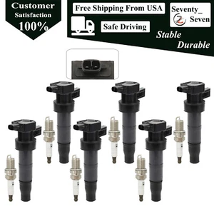 6pcs Ignition Coil & Iridium Spark Plug Kit For 2006-2010 Kia Sedona 3.8L - Picture 1 of 5