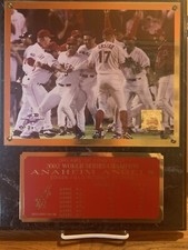 2002 MLB ANAHEIM ANGELS 8x10 PHOTO WALL PLAQUE