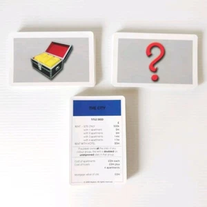 MONOPOLY HERE AND NOW UK CHANCE COMMUNITY CHEST & PROPERTY CARDS 2005 - Bild 1 von 6