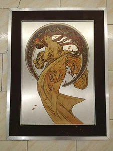 SERIAGRAFIA ALFONS MUCHA ARTI GRAFICHE RICORDI BEATRICE D'ESTE NUMERATA LA DANSE - Imagen 1 de 12