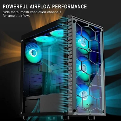 游戏 PC 定制 PC 台式 AMD 锐龙 Radeon RX 9060XT 32GB RAM 1TB 固态硬盘 NVME 全新 — 第 1/4 张图片