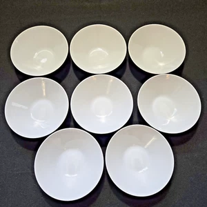 Lote de 8 - Cuencos de sopa blanca en forma de V IKEA Skyn - Usados en Excelente Condición - Imagen 1 de 6