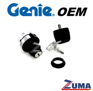 Genie Part 96008-SGT, 96008-S - NEW (Genuine OEM) Genie Key Switch with Keys - Picture 1 of 1