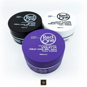 AKTION 3x Redone Black + Violetta + Bright White Aqua Hair Styling Gel wax - Bild 1 von 4