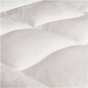 SALE!!!! VELVET BAFFLE BOX MATTRESS TOPPER W/SKIRT-SUPERSOFT - 90x190cm Single - Picture 1 of 7