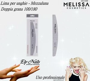 Lima File Unghie forma Mezzaluna 100/180 - MELISSA - Accessori Nail Art - Picture 1 of 2
