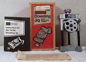 Vintage Craftsman Dübelvorrichtung, #4186 mit Box, Drehturm, Made in USA - Bild 1 von 7