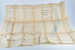1899 Liberty New York Sewer System Civil Engineering Architectural Drawings - Picture 1 of 6