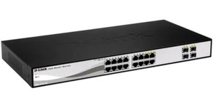 DGS-1210-20 D-Link 20 Puertos 10/100/1000Mbps + 4SFP Web Smart Interruptor - Foto 1 di 2