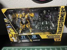 Transformers Buzzworthy Clunker Bumblebee 27BB vs Barricade 28BB Studio Series