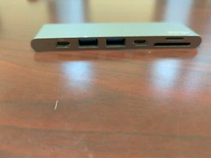 USB C Hub Adapter for MacBook Air 2019 through 2024 - Photo 1/4