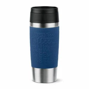 Emsa vacuum mug Travel Mug Classic, to-go mug, stainless steel dark blue 360 ml - Picture 1 of 4