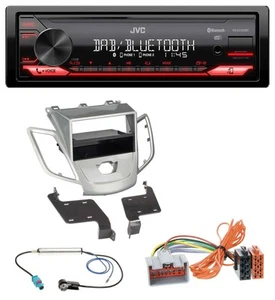 JVC DAB MP3 Bluetooth USB Autoradio für Ford Fiesta 08-10 JA8 ohne Display silbe - Bild 1 von 8