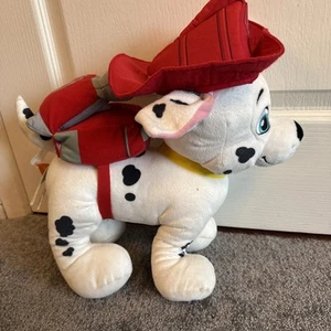 Build a Bear Marshall Paw Patrol Pup with hat and jetpack plush soft toy 2016 - Picture 1 of 8