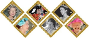 MAN 2012 Diamond jubilee Elisabetta II 6v MNH** - Foto 1 di 2
