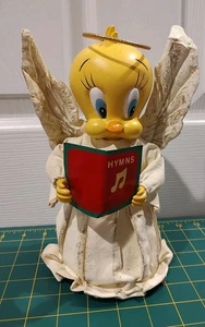 Vintage TWEETY BIRD Angel Christmas Tree Topper Warner Bros Store Exclusive - Picture 1 of 7