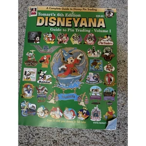 Vintage Disneyana Guide to Pin Trading Tomart 6th Edition Book Softcover - Picture 1 of 5