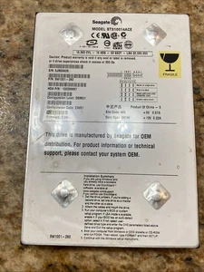 SEAGATE ST310014ACE 10GB HDD - Original OG Xbox - 3.5 Inch IDE Hard Drive - Picture 1 of 3
