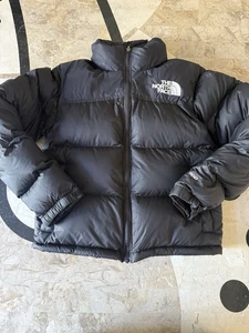 EUC THE NORTH FACE WOMENS 1996 RETRO NUPTSE BLACK  700 DOWN PUFFER JACKET S - Picture 1 of 8