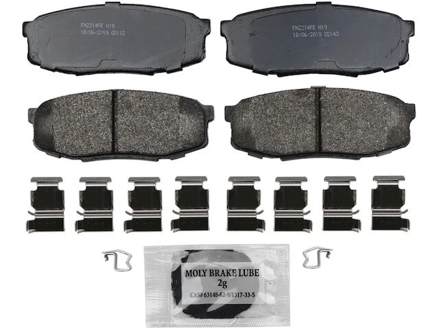 Juego de pastillas de freno traseras para Toyota Land Cruiser 2009 ZV465BG 2008-2011, 2013-2019 Foto 1 de 1
