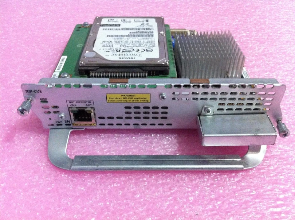 Cisco NM-CUE Module Unity Expres  40GB HD tested CME 100 Mail box Lcns CUE 7.0.3 - Image 1 of 1