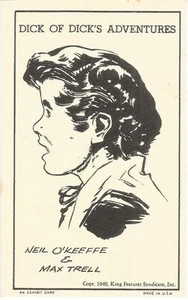 AK AUSSTELLUNGSKARTE DICK OF DICK'S ADVENTURE - Bild 1 von 1