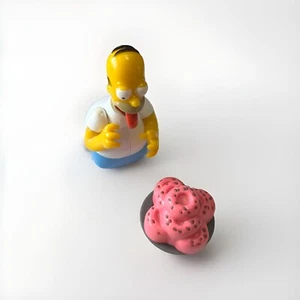 Vintage The Simpsons Donut - Chasing Homer Subway Kids Pak 1997 Toy New In Pack - Imagen 1 de 7