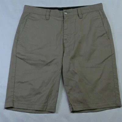 Volcom 30 x 11" Khaki A09117V3 Vmonty Stretch True to This Chino Shorts - Image 1 of 4