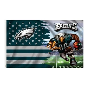 Bandera/bandera de los deportes de fútbol americano Philadelphia Eagles 3x5 - Imagen 1 de 1