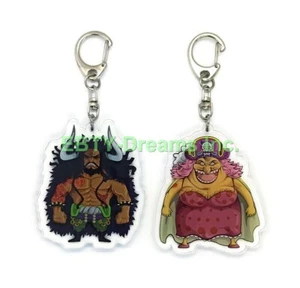 Set 2 Portachiavi Anime Acrilico Kaido Delle Bestie, Big Mom Linlin v1 - Foto 1 di 2