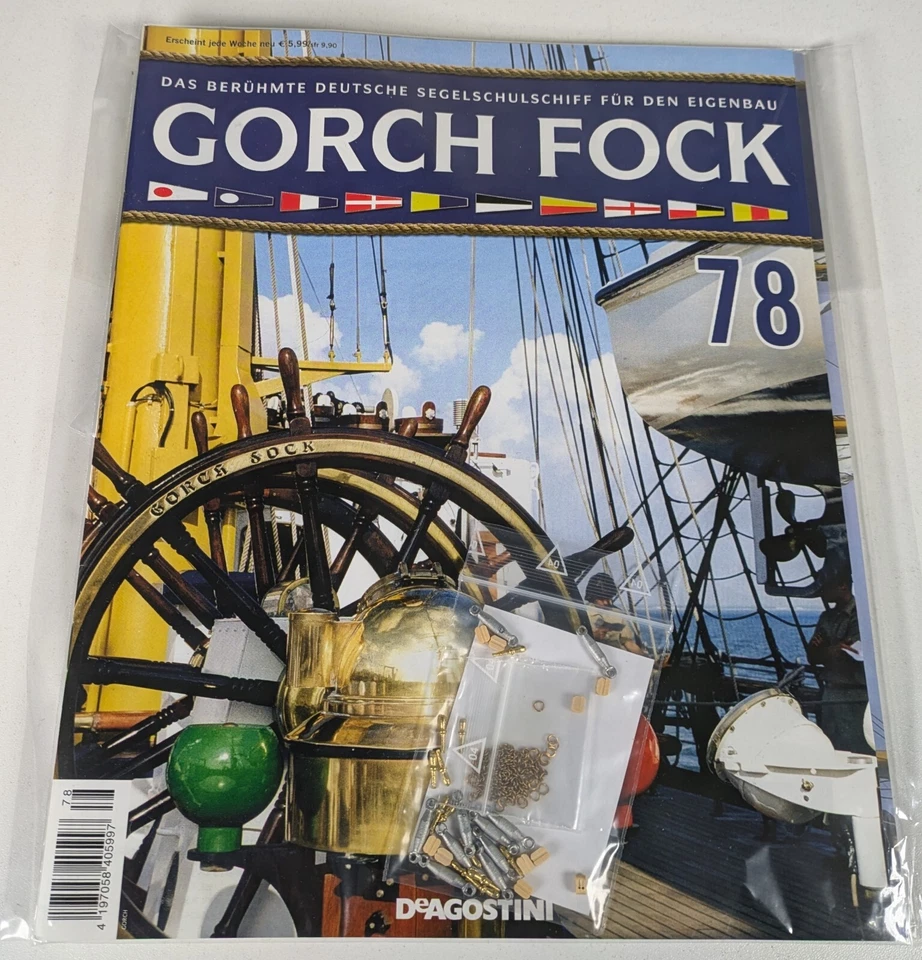 De Agostini, Segelschiff Gorch Fock, Bauteil mit Heft Nr. 78, OVP #WH30 - Bild 1 von 1