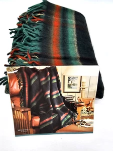 Berkshire ll Blanket Velvet Soft 50"x54" Plaid Fringe Stadium Blanket Throw - Picture 1 of 5