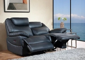 Ledersofa 3-Sitzer elektrisch, Fernsehcouch Relax, 3581ee-3-S, sofort - Bild 1 von 6