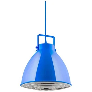 10" Hanging Canopy Cage Light with 4Ft Adjustable Cord, Blue, 60W, E26 - Picture 1 of 4