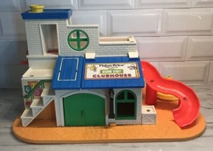 Sesame Street Fisher Price Little People 937 Play Family Clubhouse 1977 Vintage - Picture 1 of 11