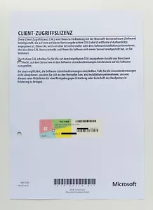 5 CAL USER / użytkownik klient licencja dla serwera Microsoft Windows 2016 OEM - Zdjęcie 1 z 2