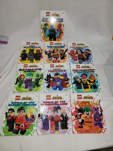 10 LEGO DC Super Heroes HC Batman World of Movie Weapons Vehicles Complete Books - Picture 1 of 8