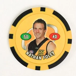 AFL 2008 Topps Chipz Richmond Tigers Nathan Foley Football Sport AFL-CPS-070 - Picture 1 of 8