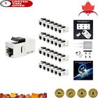 RJ45 Keystone Shielded Coupler - Connects Cat6/Cat7 Ethernet Cables - 25-Pack