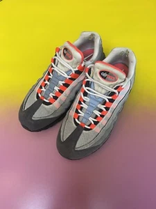 Nike Air Max 95 OG Solar Red White Gray Sunset Men's Size 8.5 US Used - Picture 1 of 7