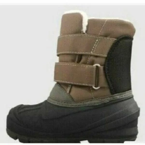 Cat & Jack Winter Boots Kids Shoes Tan Lev Boys Size 5 - Picture 1 of 7