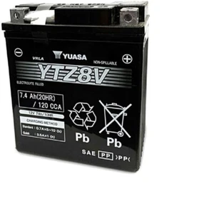 Batteria Moto Yuasa YTZ8V 12V 7,0Ah - yamaha FZ1 - Foto 1 di 2