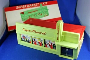 O/S - Plasticville - #SM-7 Supermarket - HTF RED LETTER & Red Roof - Excellent - Picture 1 of 11