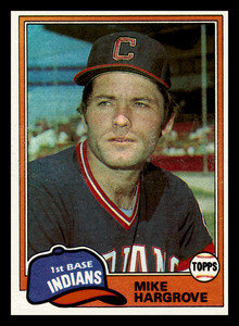 1981 Topps Mike Hargrove  Cleveland Indians #74 VG-EX Baseball Card