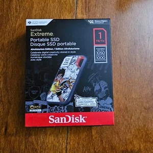 SanDisk 1TB Extreme Portable SSD, Afrofuturism Edition SDSSDE61-1T00-GBH - Picture 1 of 2