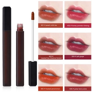 City Lip Plumper Black Forgeds Velvet Waterproof Mattes Lip Glaze Non Stick Cup - Picture 1 of 30