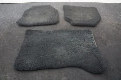 Juego 3 alfombrillas interiores negras OEM 51477268873 Rolls Royce Ghost Series I 09-14 Foto 1 de 4